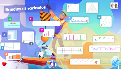 Scratch Genially parcours Scratch boucles variables, CRPE, CAPES, constructions dans Scratch