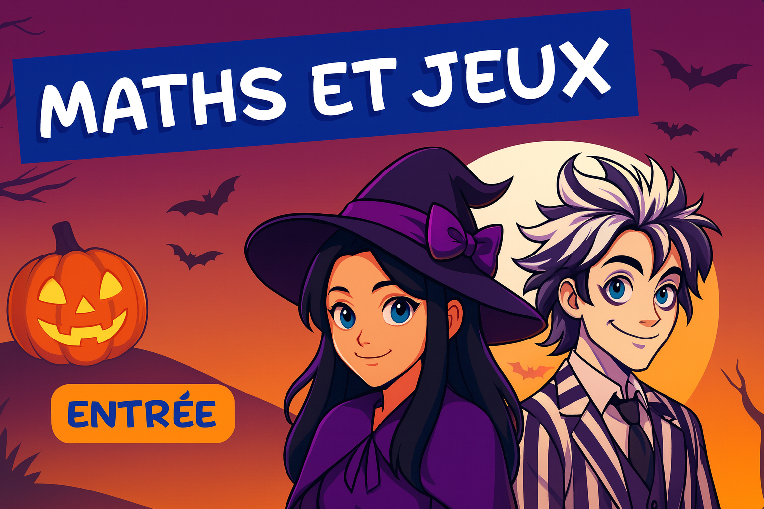 Accueil Jeux de Maths � sp�cial Halloween