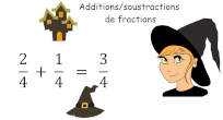 ajouter et soustraire des fractions de mme dnominateur