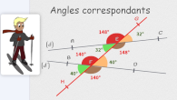 caractrisation angulaire du paralllisme en cinquime en vidos, Genially angles alternes-internes