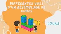 vues d'un assemblage de cubes en vidos