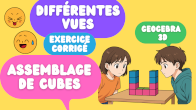 vues d'un assemblage de cubes en vidos