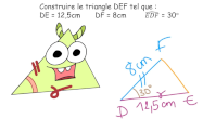 construction de triangle