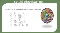 double distributivit en vidos