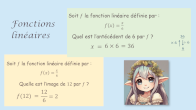 images et antcdents d'un nombre par une fonction linaire questions flash en vidos