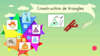 constructions de triangles GeoGebra Genially