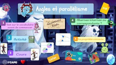 Angles alternes-internes, correspondants