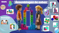 assemblage de cubes sixime