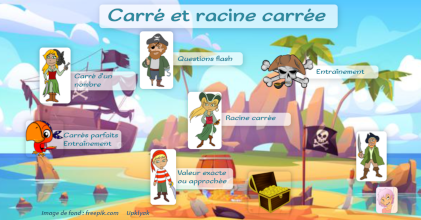 Carrs et racines carres