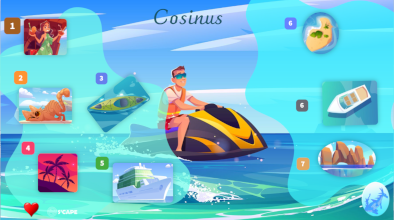 Cosinus d'un angle aigu dans un triangle rectangle