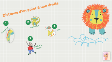 Distance d'un point  une droite