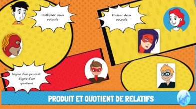 Produit et quotient de relatifs