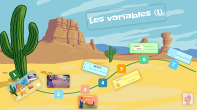Les variables dans Scratch Genially, CRPE, CAPES, constructions dans Scratch