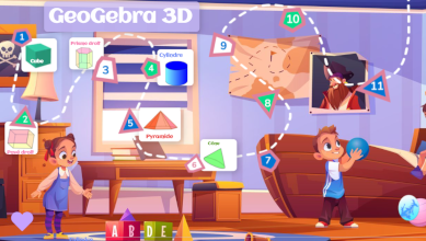 Activit GeoGebra collge, parcours GeoGebra 3D solides