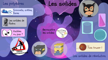 Solide espace pav droit