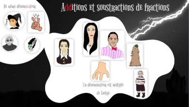 Additions soustractions de fractions
