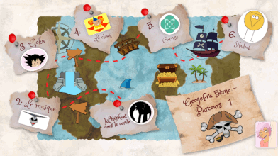 Genially parcours Rvisions de 6me : symtrie axiale, mdiatrice, construction de triangles