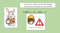conversion heures dcimales - heures sexagsimales