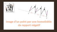 homothtie de rapport ngatif en vidos