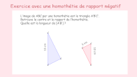 homothtie de rapport ngatif en vidos