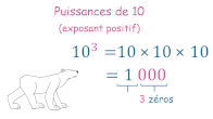 puissances de 10 questions flash