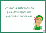 dvelopper une expression numrique
