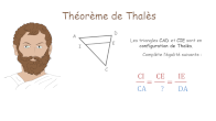 utiliser le thorme de Thals Questions flash
