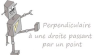 genially mthode de construction de la perpendiculaire  une droite passant par un point