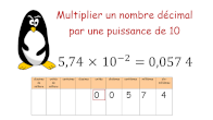multiplier par une puissance de 10 questions flash
