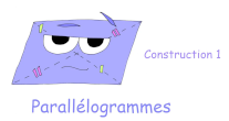 mthode de construction d'un paralllogramme en vidos