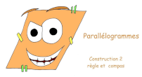 mthode de construction d'un paralllogramme en vidos