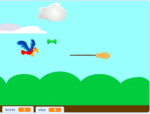 Jeu du perroquet sur Scratch