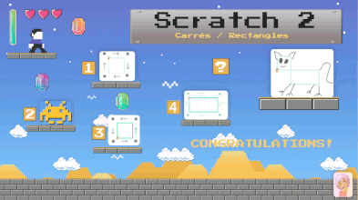Game of Scratch, CRPE, CAPES, constructions dans Scratch