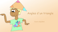cours somme des angles d'un triangle