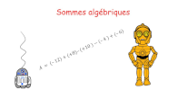 sommmes algbriques en vidos